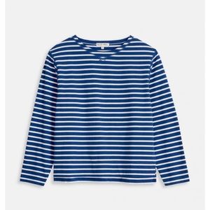 Alex Mill Beach Side Tee in Blue- White Stripe S